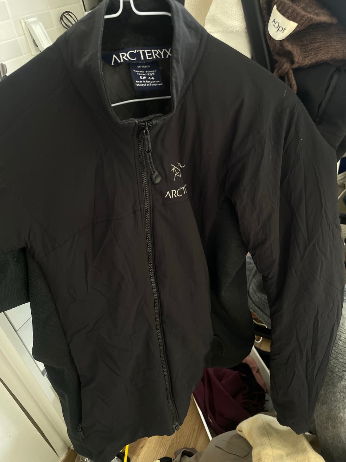 아크테릭스 여성 집업 S 블랙 상품이미지6