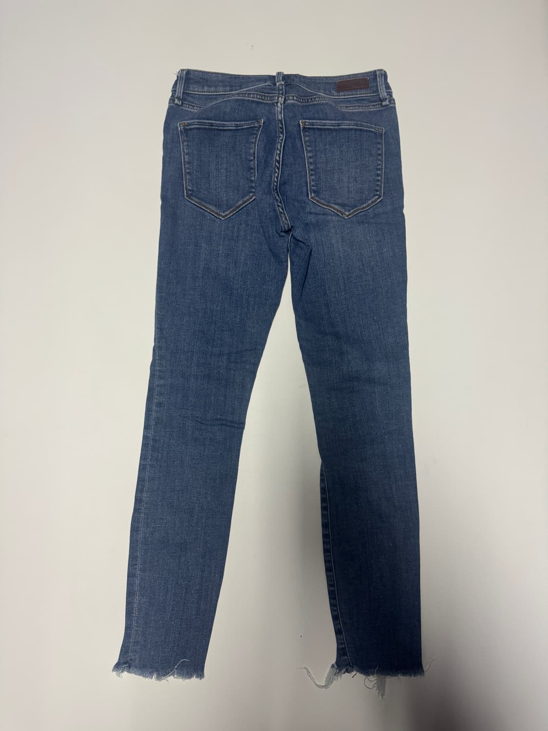 여성 아베크롬비 밑단 스크래치 스키니 데님팬츠 상품이미지2