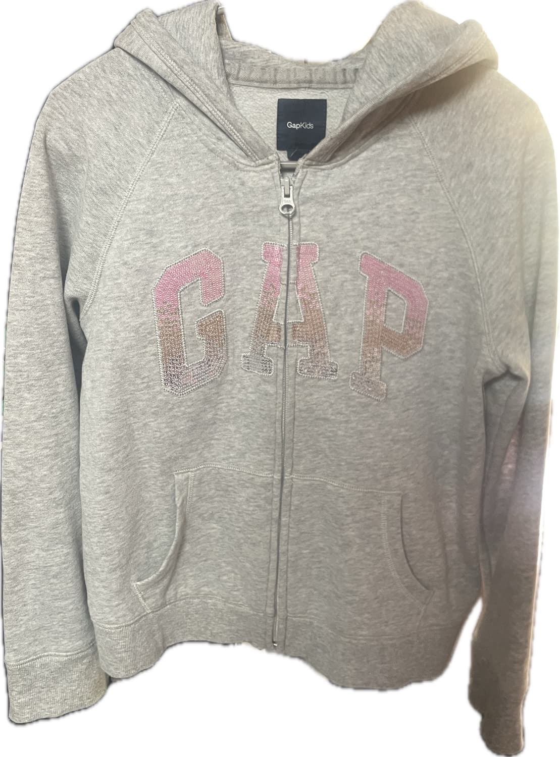 갭 gap 스팽글 후드집업 귀여움 ㅠㅠ 상품이미지1
