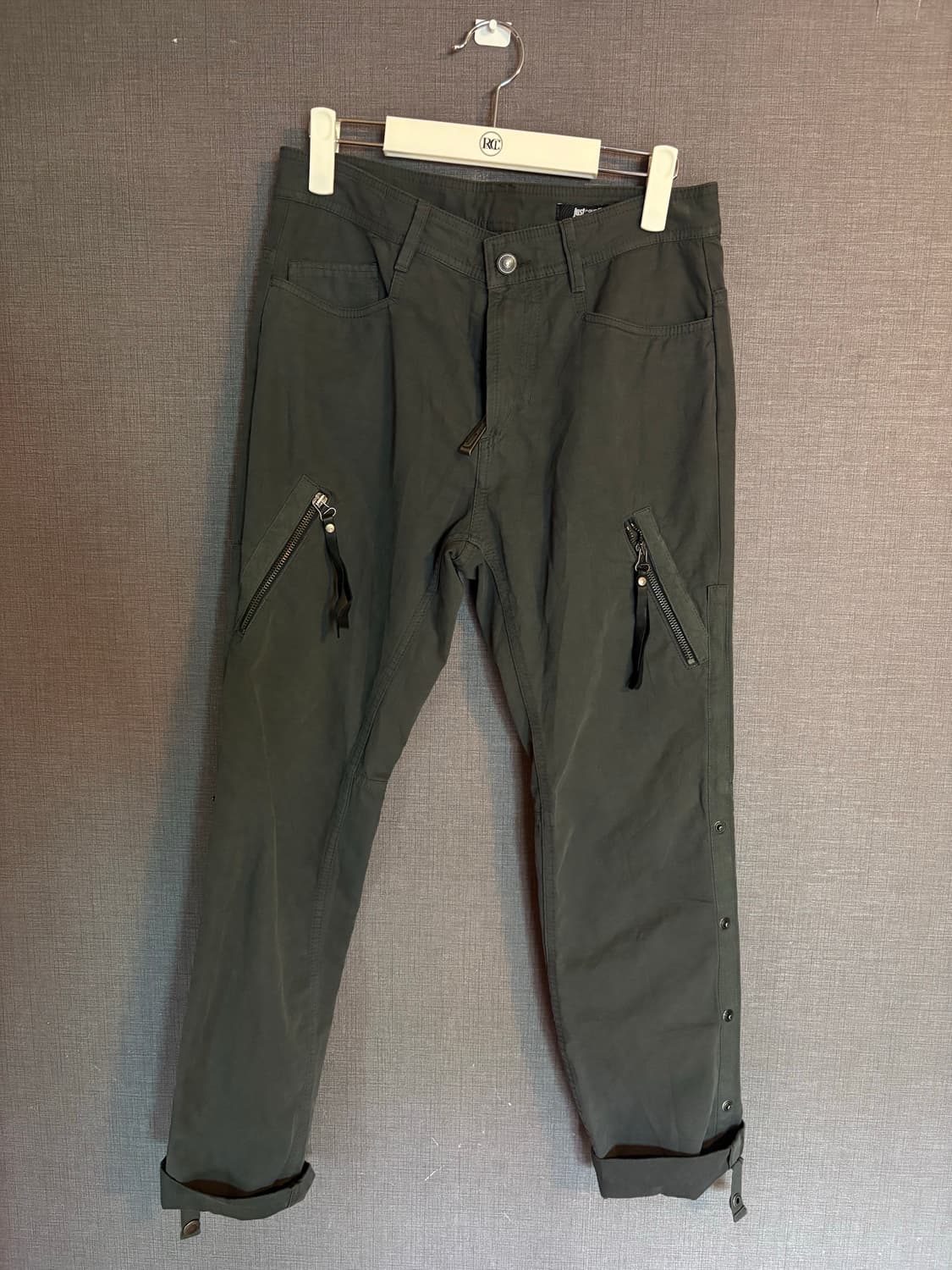 Just Cavalli 남성 카키색 바지 46 상품이미지1