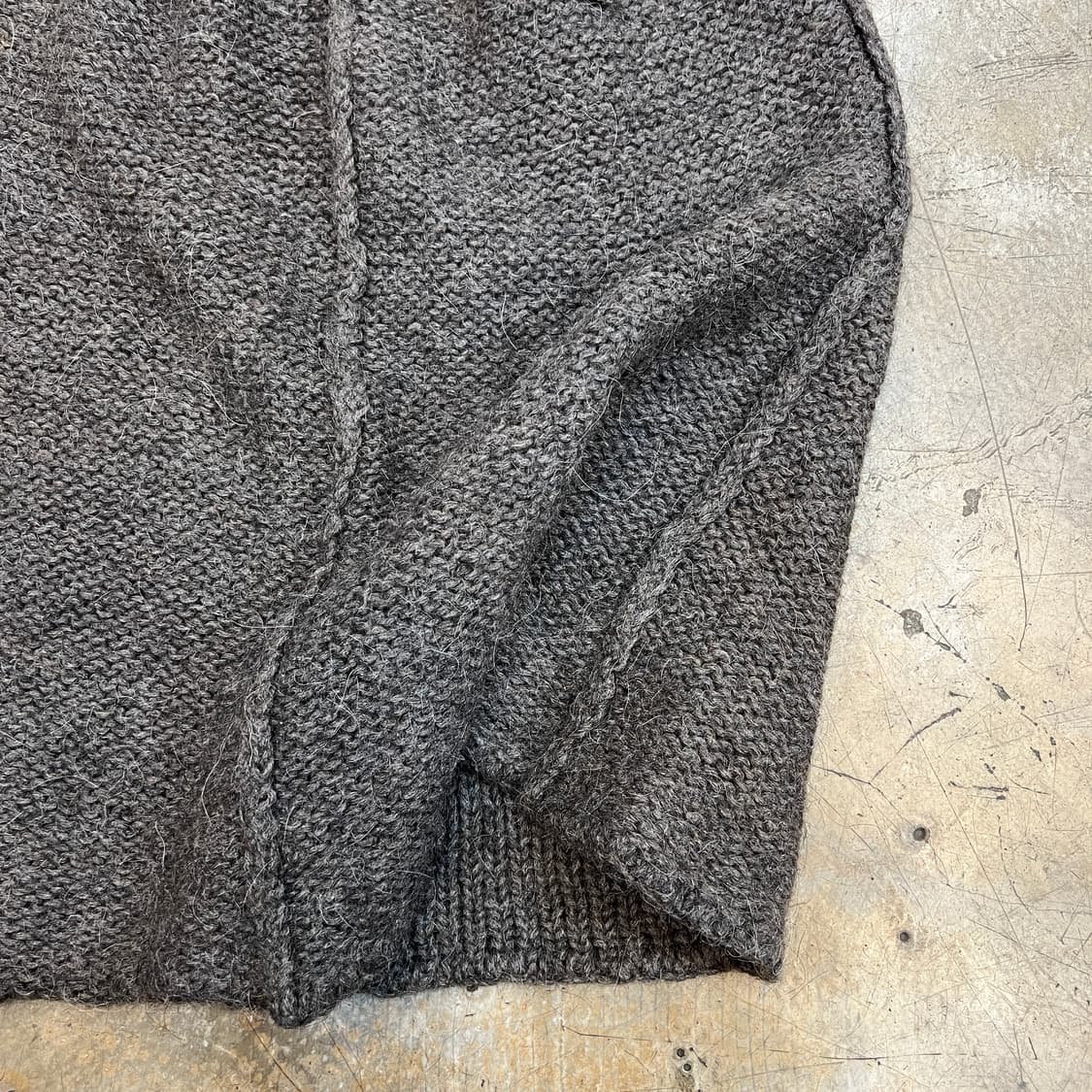 80s 꼼데가르송 니트 스커트 상품이미지4