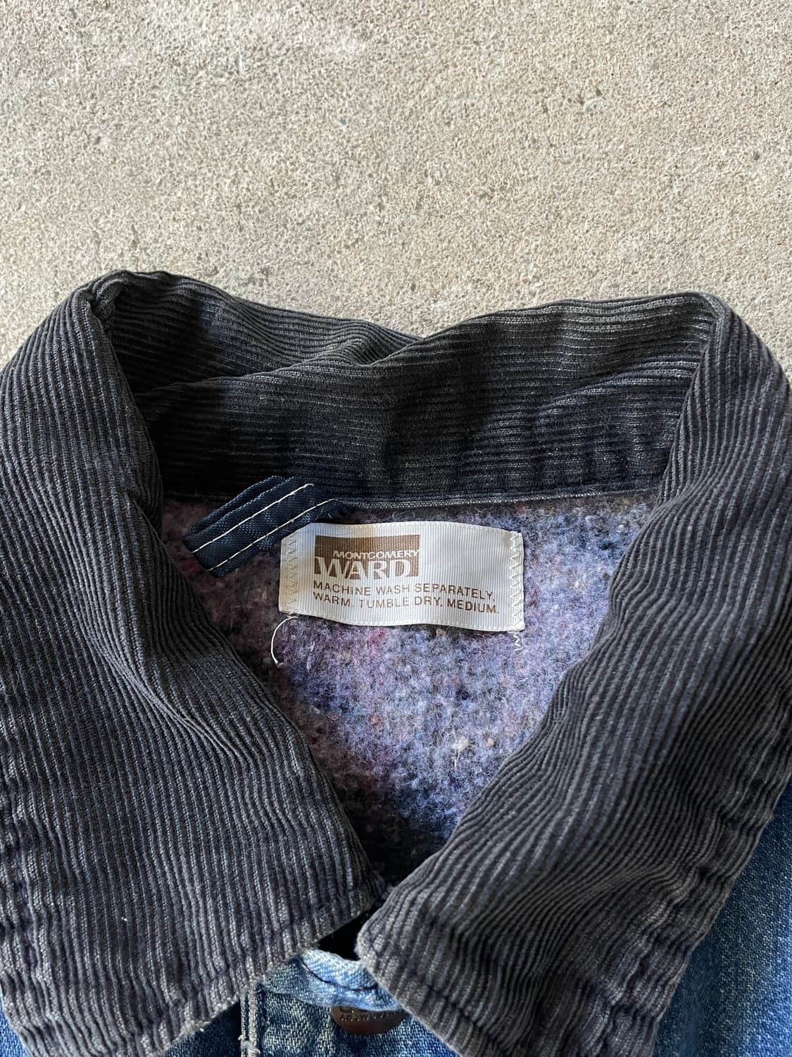 6-70s Distressed Montgomery Blanket JK 상품이미지4