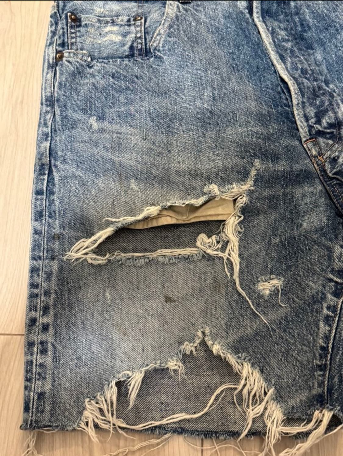 세인트미카엘 데님쇼츠 상품이미지6