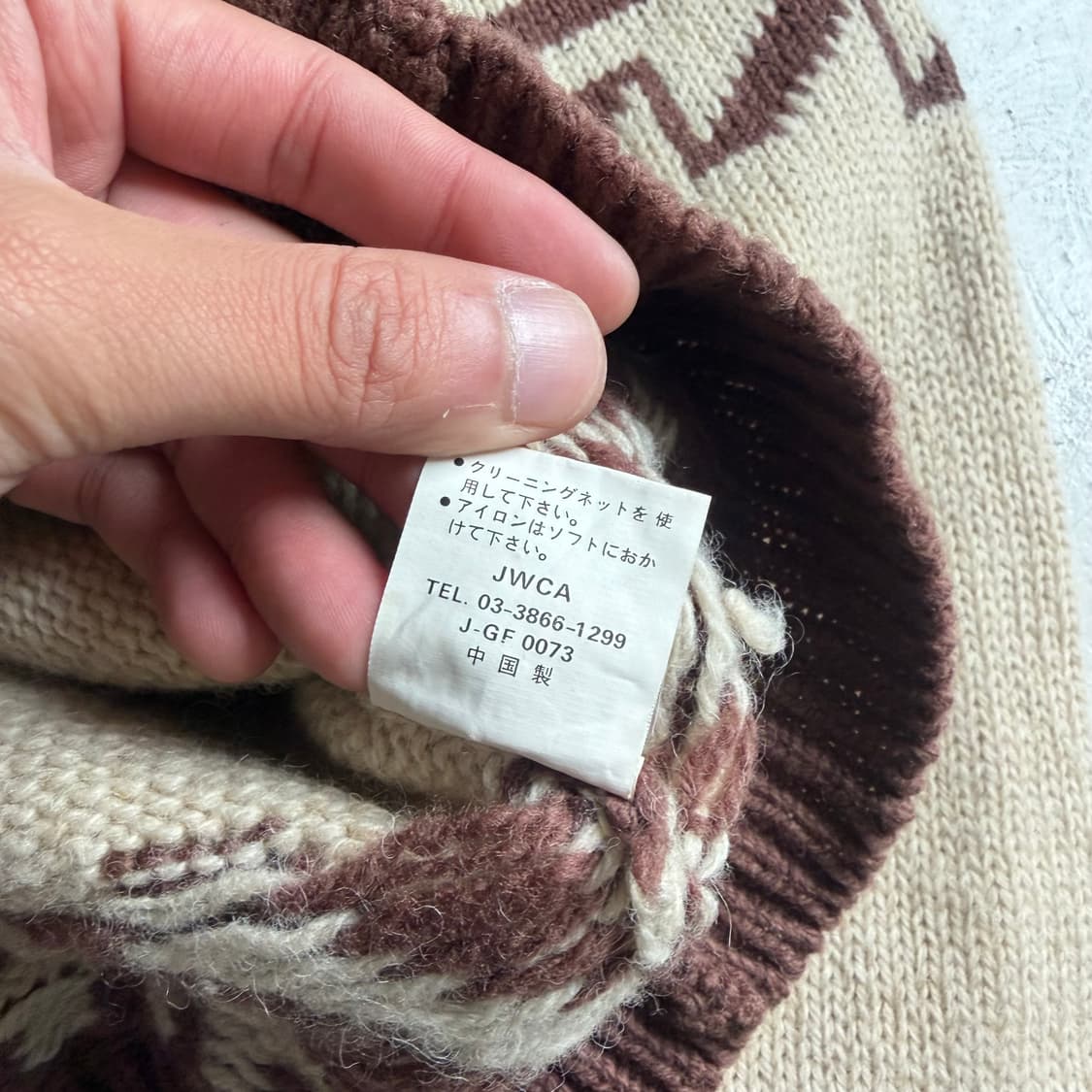 90s BF Goodrich 빈티지 코위찬 울 후드집업 M 상품이미지7