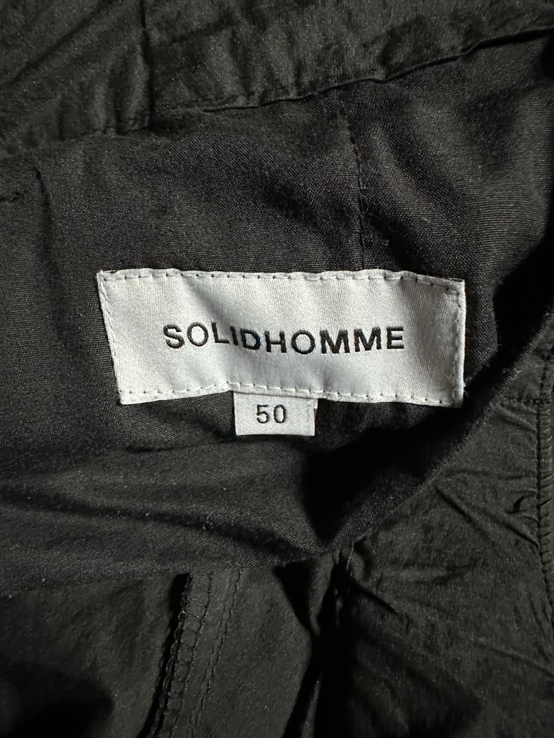 솔리드옴므 나일론 쇼츠 블랙 50 상품이미지3