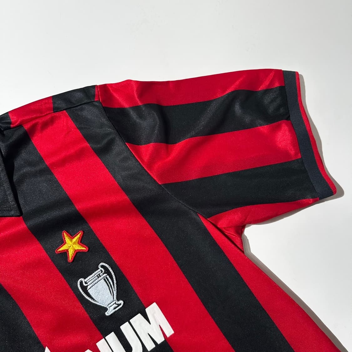 아디다스 AC밀란 90-91 시즌 유니폼 축구 반팔 져지 상품이미지7