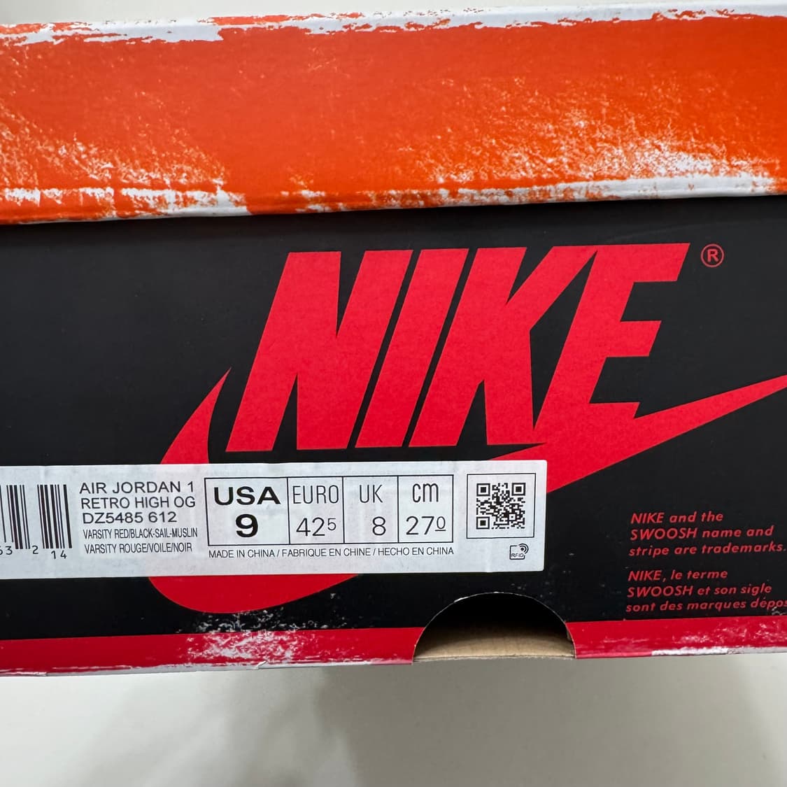 조던 1 하이 시카고 2022 270 상품이미지7