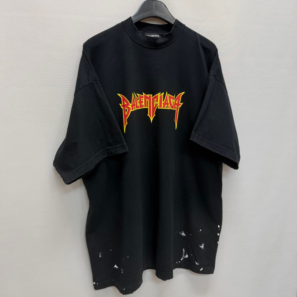 발렌시아가 그래픽 로고 빈티지 반팔티 (110) 상품이미지2