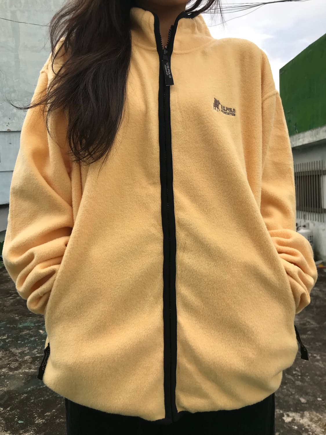 U.S.POLO 버터옐로우 플리스 상품이미지6