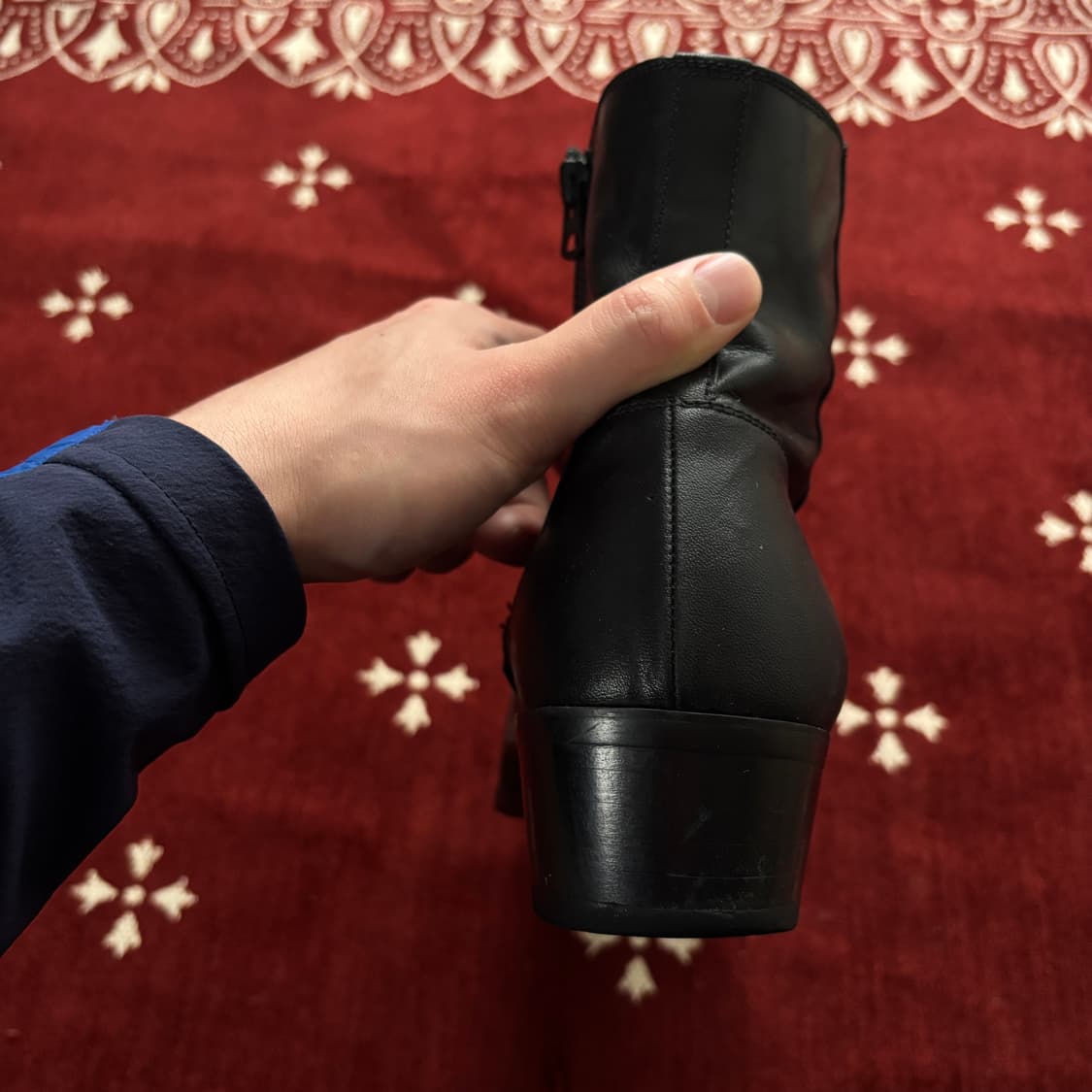 whoop de doo 훕데두 주름가공 사이드집 부츠 상품이미지6