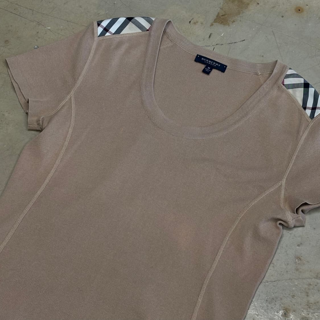 M 버버리 라운드넥 여성용 반팔티셔츠 상품이미지1