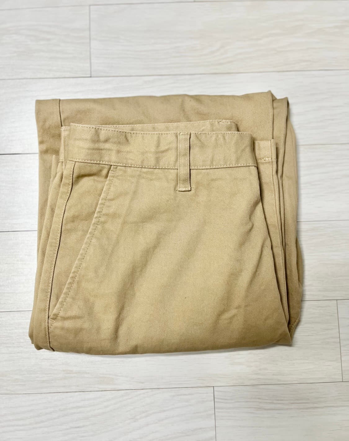 무신사 와이드 치노팬츠 30 [베이지] 상품이미지6