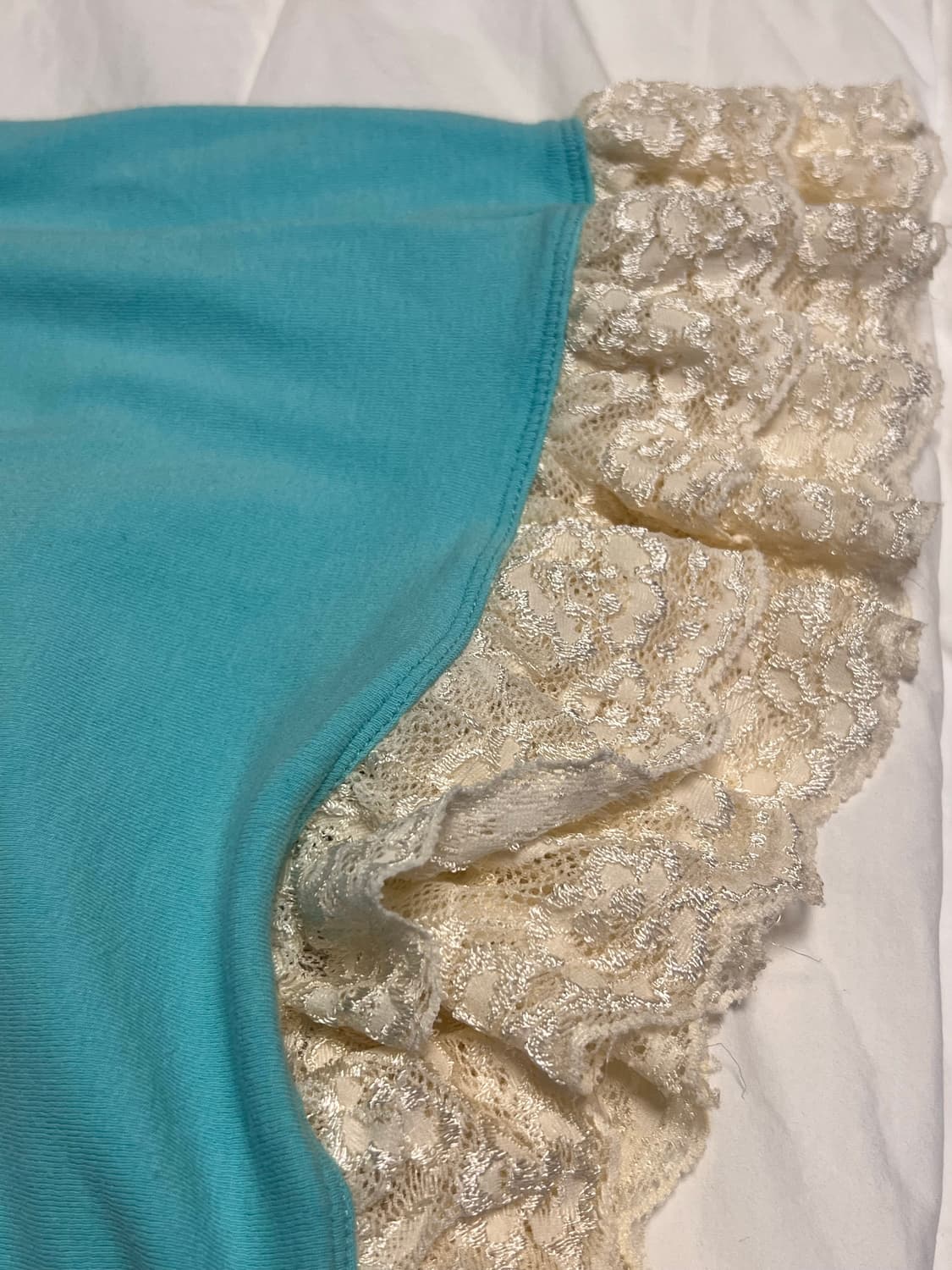 디어리 민트 미니 원피스 레이스 공주 상품이미지6