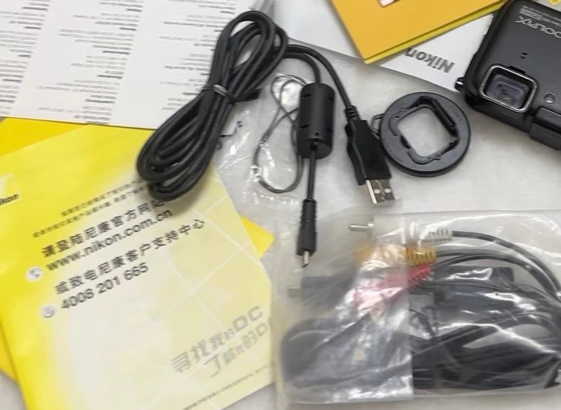 니콘 쿨픽스 aw100 블랙 빈티지 디카 상품이미지6