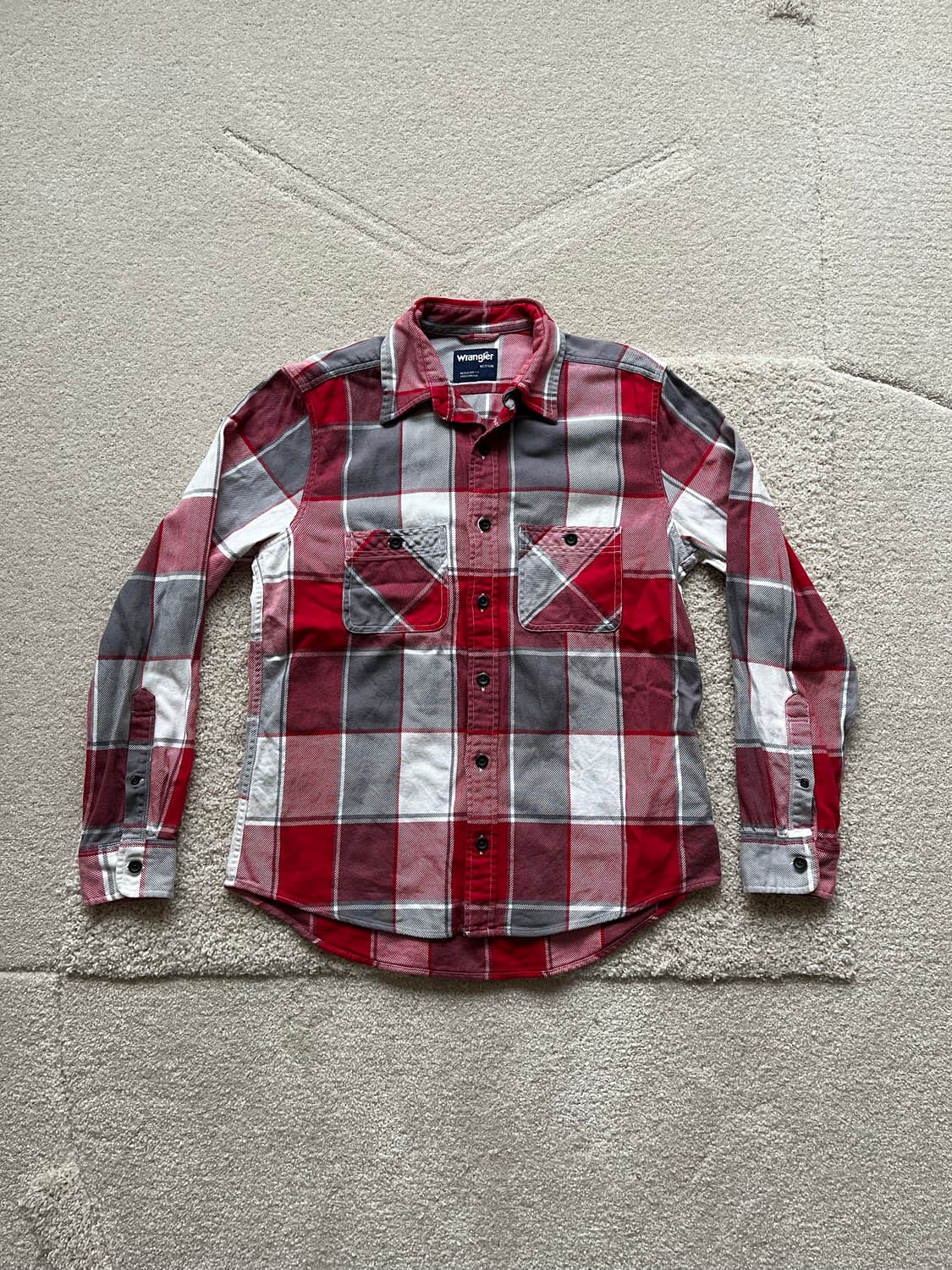 90s 랭글러 웨스턴 체크 셔츠 (95-100) 상품이미지2