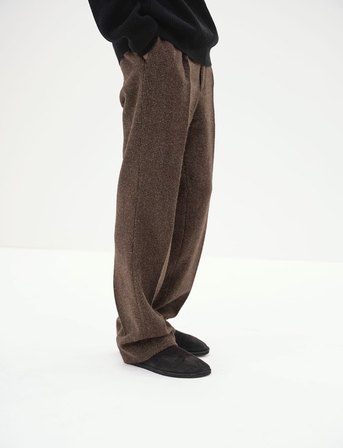 24fw 오라리 라마 셰틀랜드 울트위드 슬랙스 팬츠 5 상품이미지3