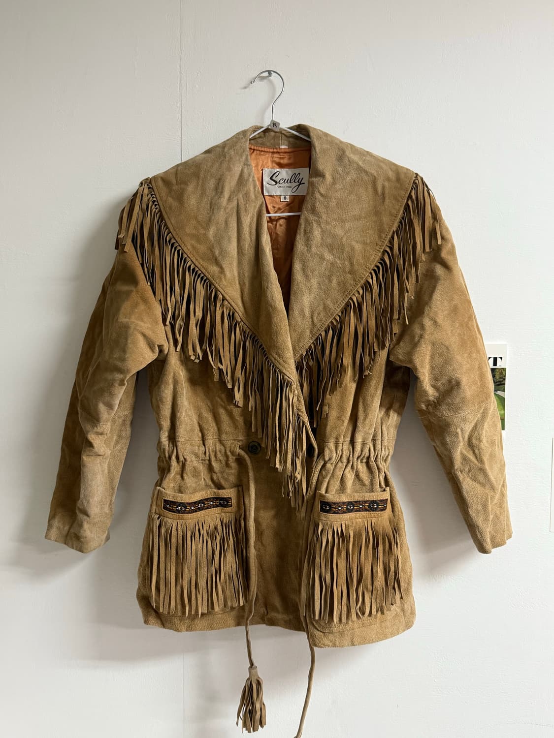 Vintage scully fringe jacket 프린지자켓 상품이미지8