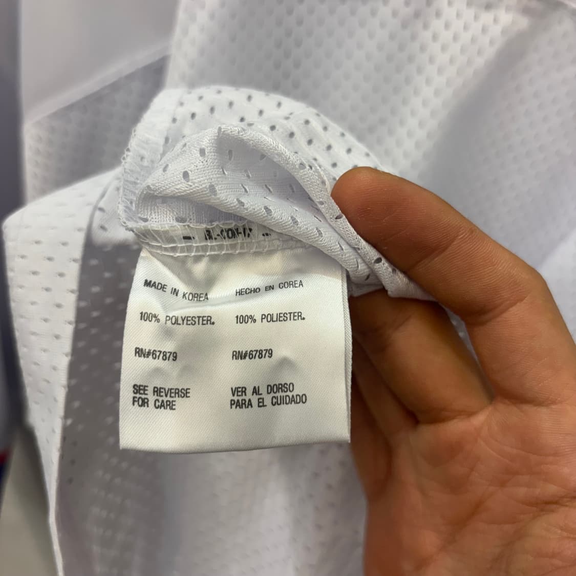 스타터 베이직 블루 레드 메쉬 져지 2XL 상품이미지8