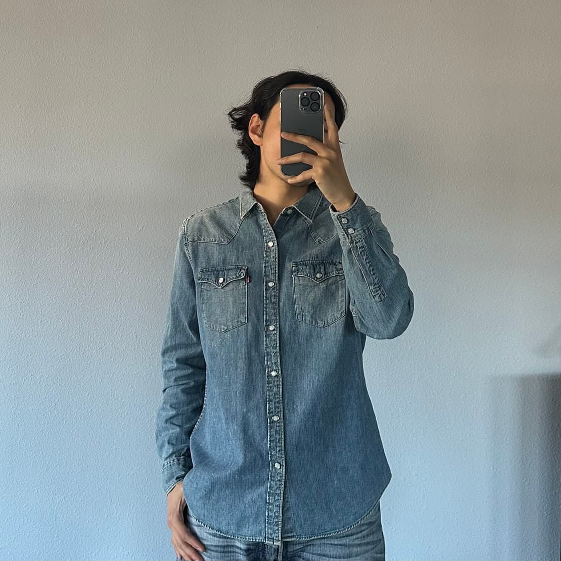 [L]리바이스 Levi's 클래식 웨스턴 데님 셔츠 상품이미지1