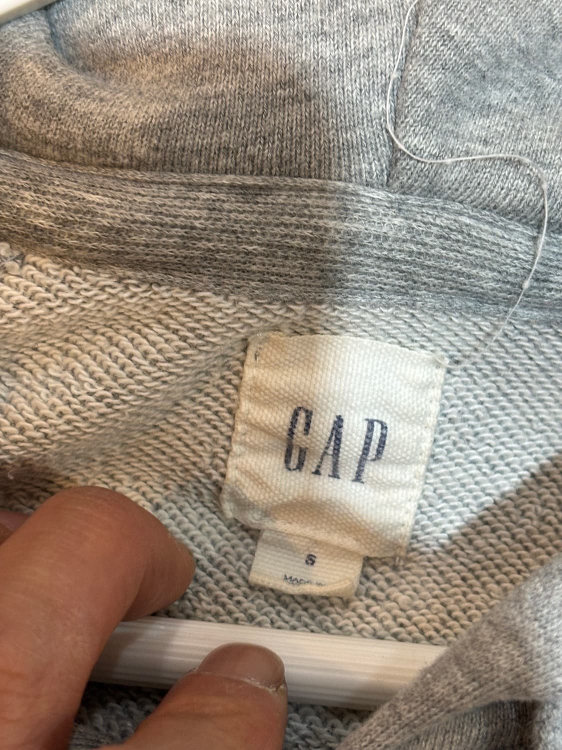 갭 GAP 미국 후드티 그레이 S 상품이미지5