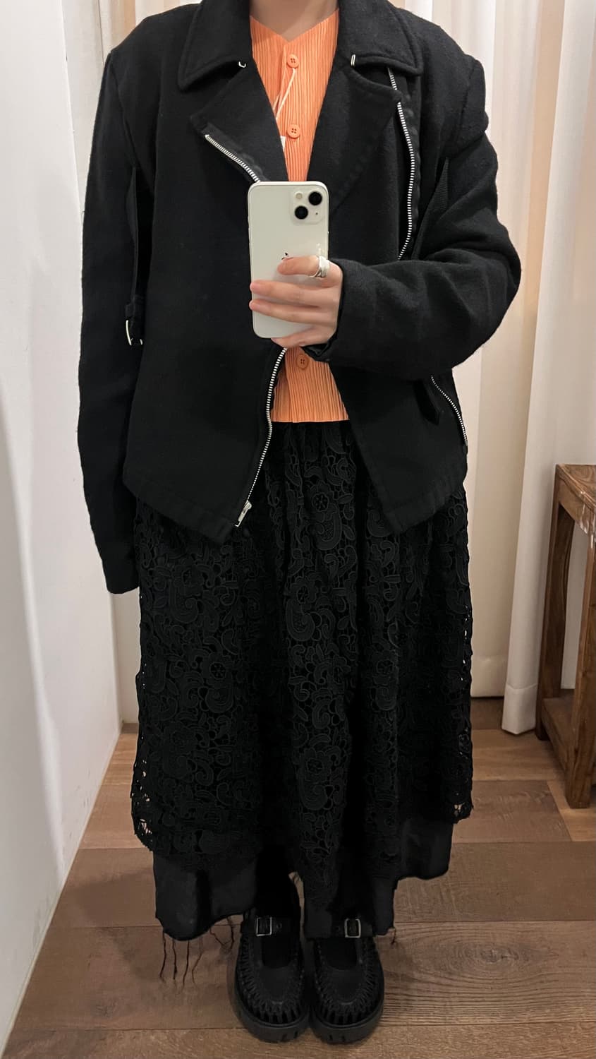 Fulling Wool Belt Rider Jacket 상품이미지7