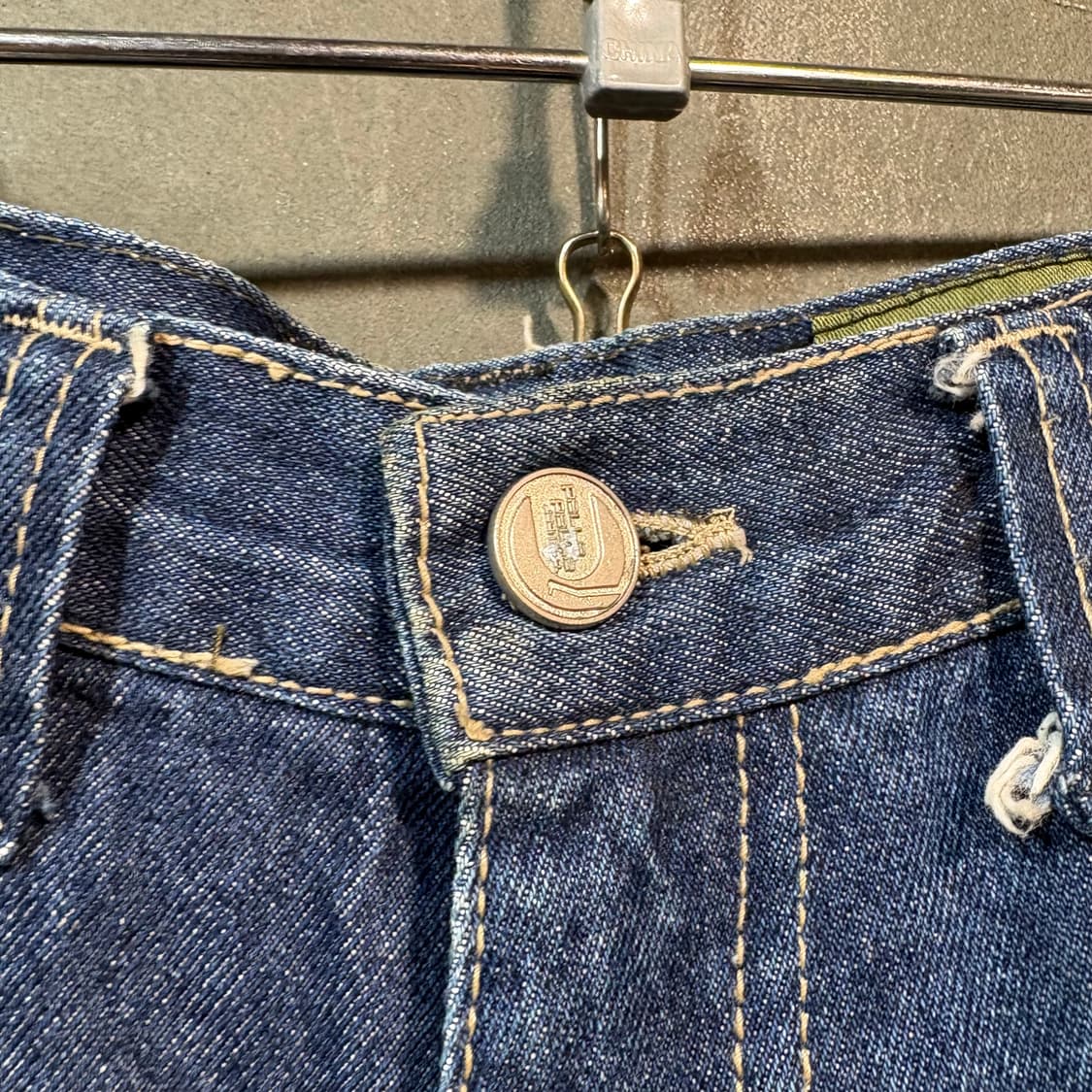 [XL] PELLE PELLE 펠레펠레 데님 카고 버뮤다 팬츠 상품이미지4