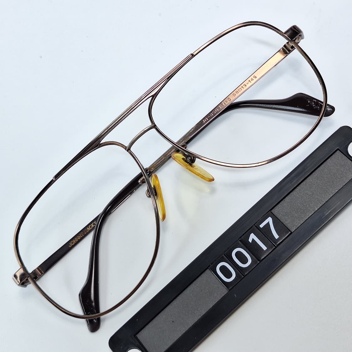 90s 빈티지 투브릿지 티타늄 안경 johnny macky jm-85 상품이미지1