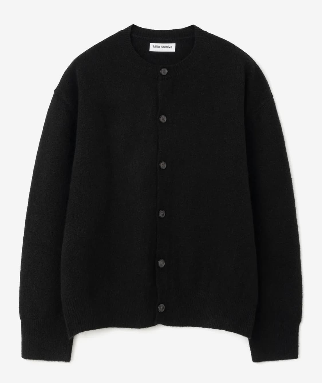 (XL) 밀로아카이브 크롭 무브 가디건 [블랙] 상품이미지1