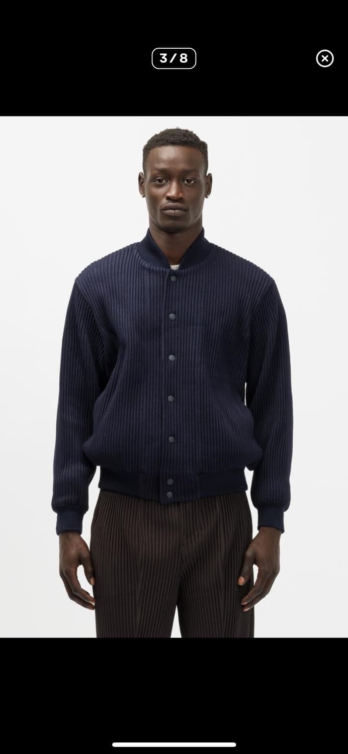 HOMME PLISSE ISSEY MIYAKE 플리츠 봄버 자켓 상품이미지3