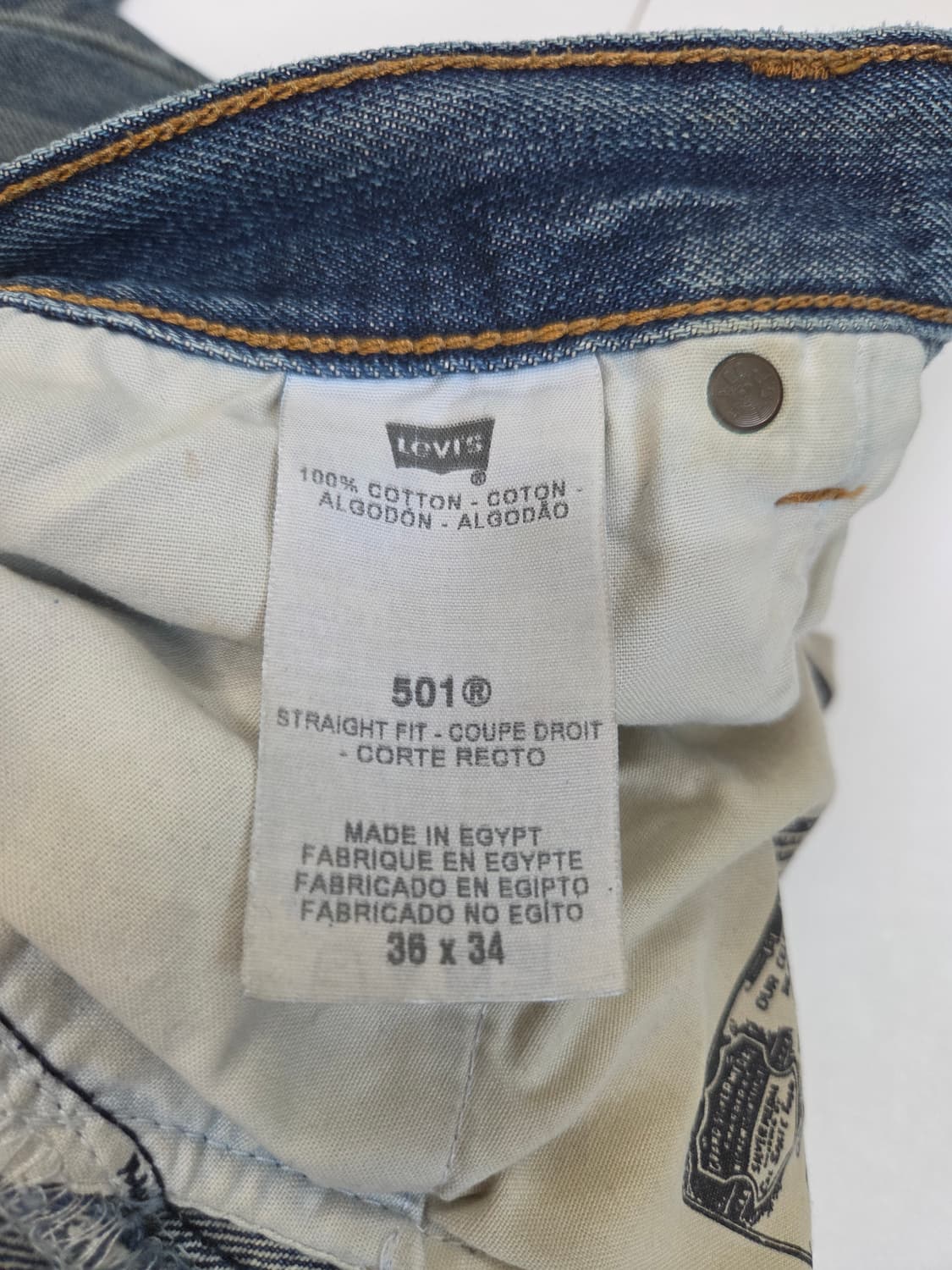 리바이스501 스트레이트 핏  상품이미지7