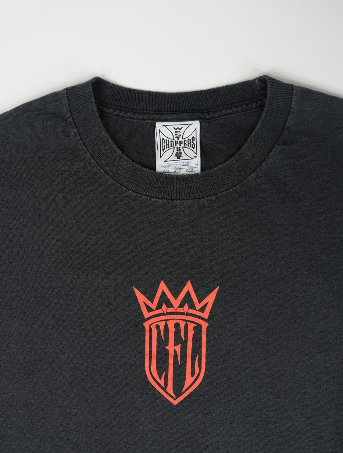 [2XL] 빈티지 웨스트코스트챠퍼스 플레임 롱비치 롱슬리브 상품이미지3