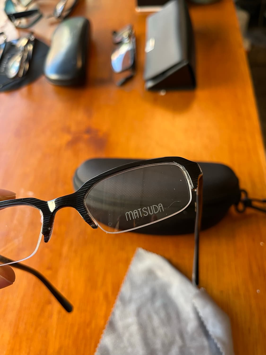 마츠다 반무테 안경 상품이미지6