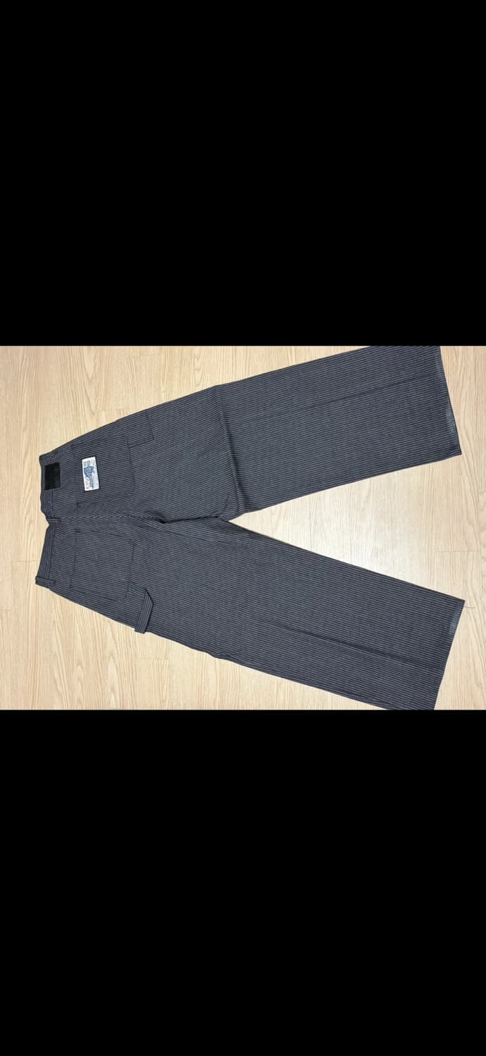 스트라이프 와이드 팬츠 상품이미지2