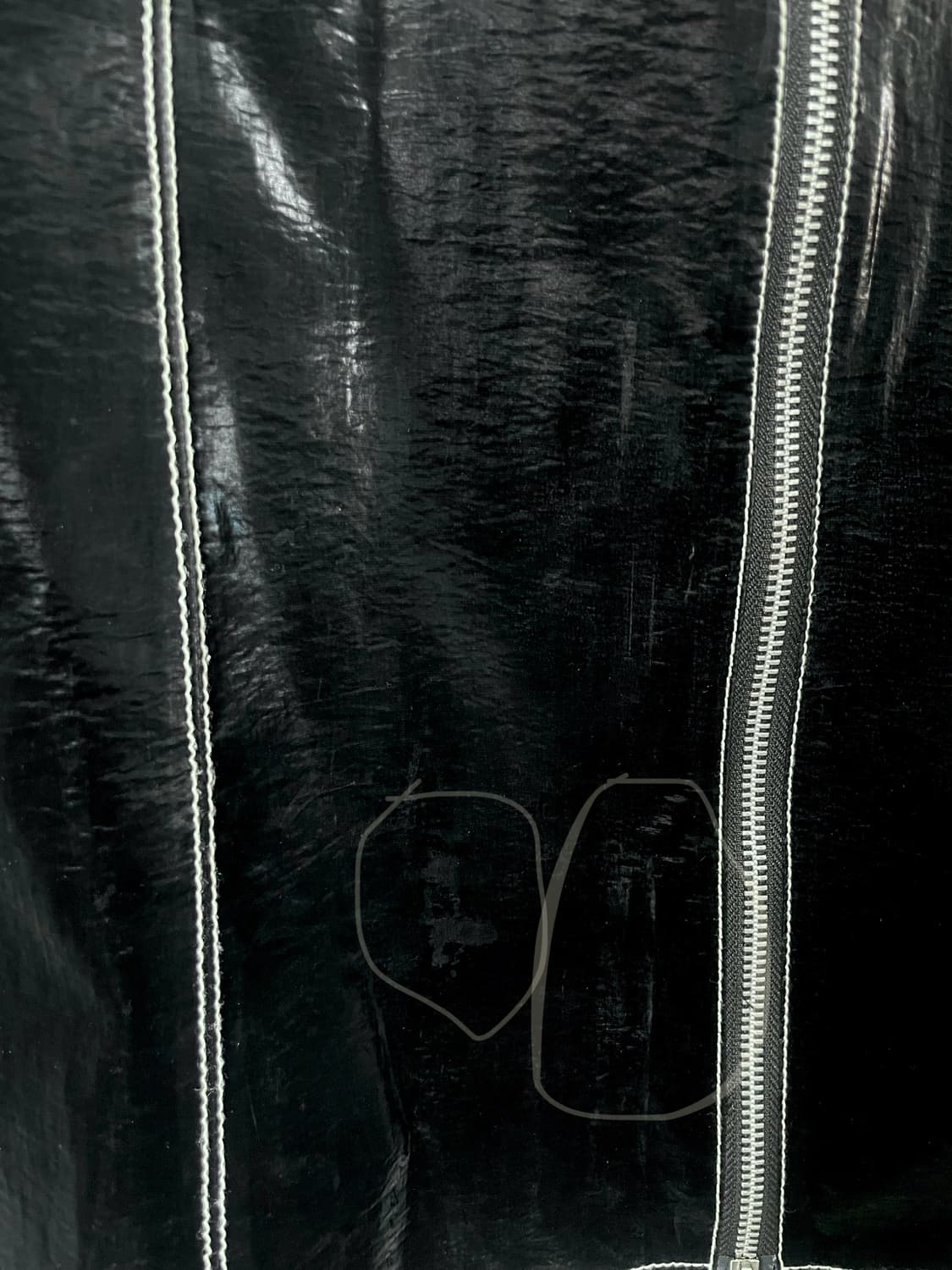 비건타이거 페이크 레더스커트 블랙 상품이미지6