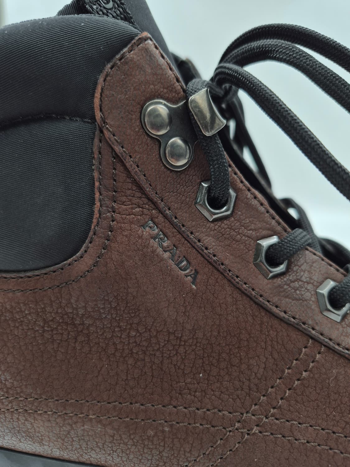 프라다 브라운 하이킹 부츠 상품이미지9