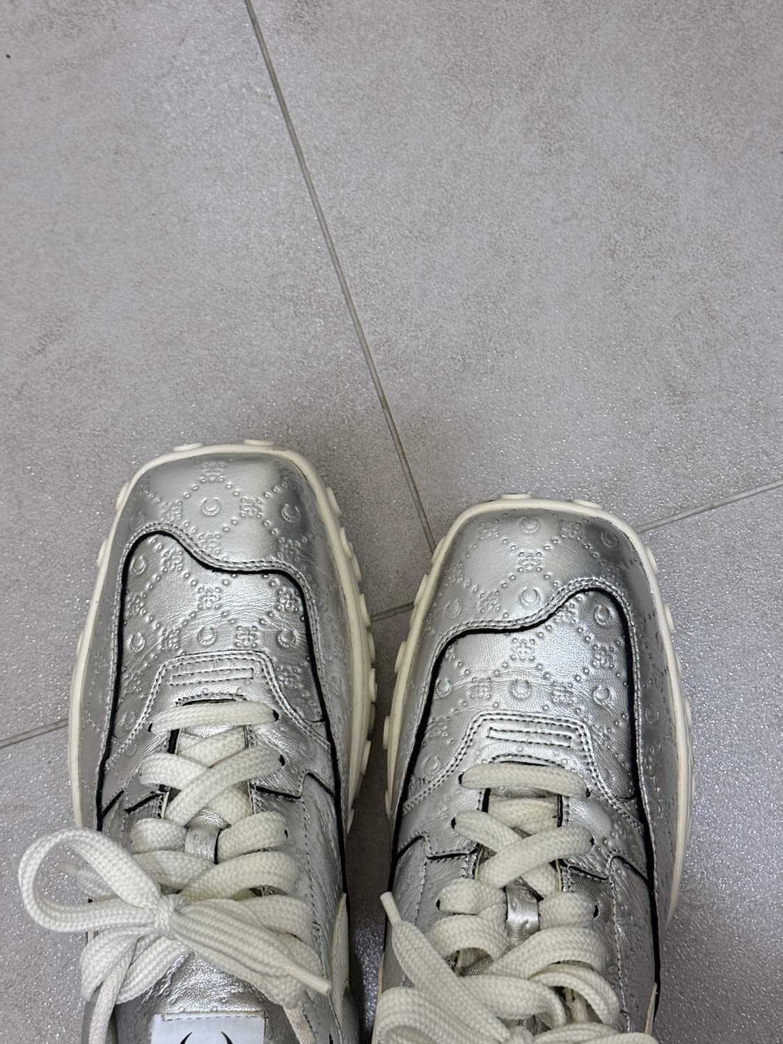 Marine Serre 마린세르 실버 스니커즈 41 상품이미지3