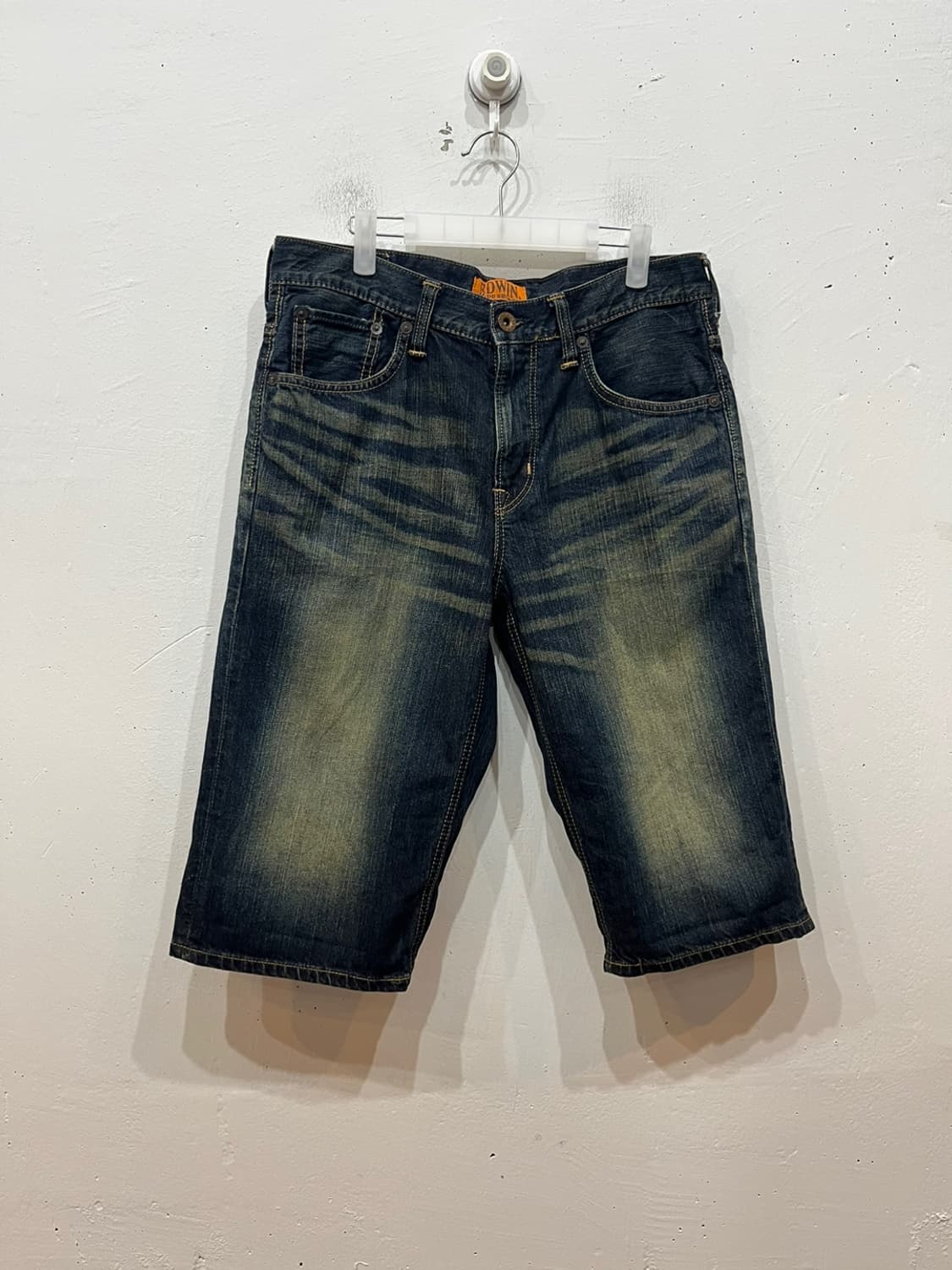 Edwin 에드윈 재팬 신치백 워싱 데님 쇼츠 32 상품이미지2