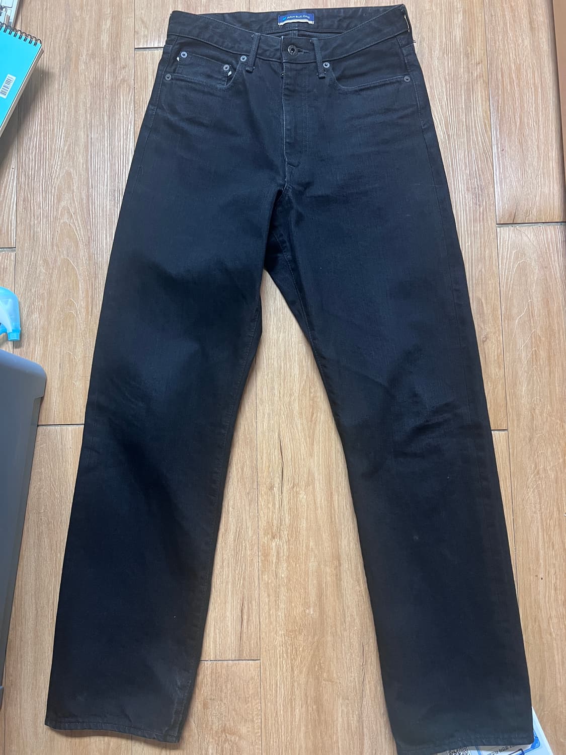 japan blue jeans 셀비지 데님 블랙 상품이미지1