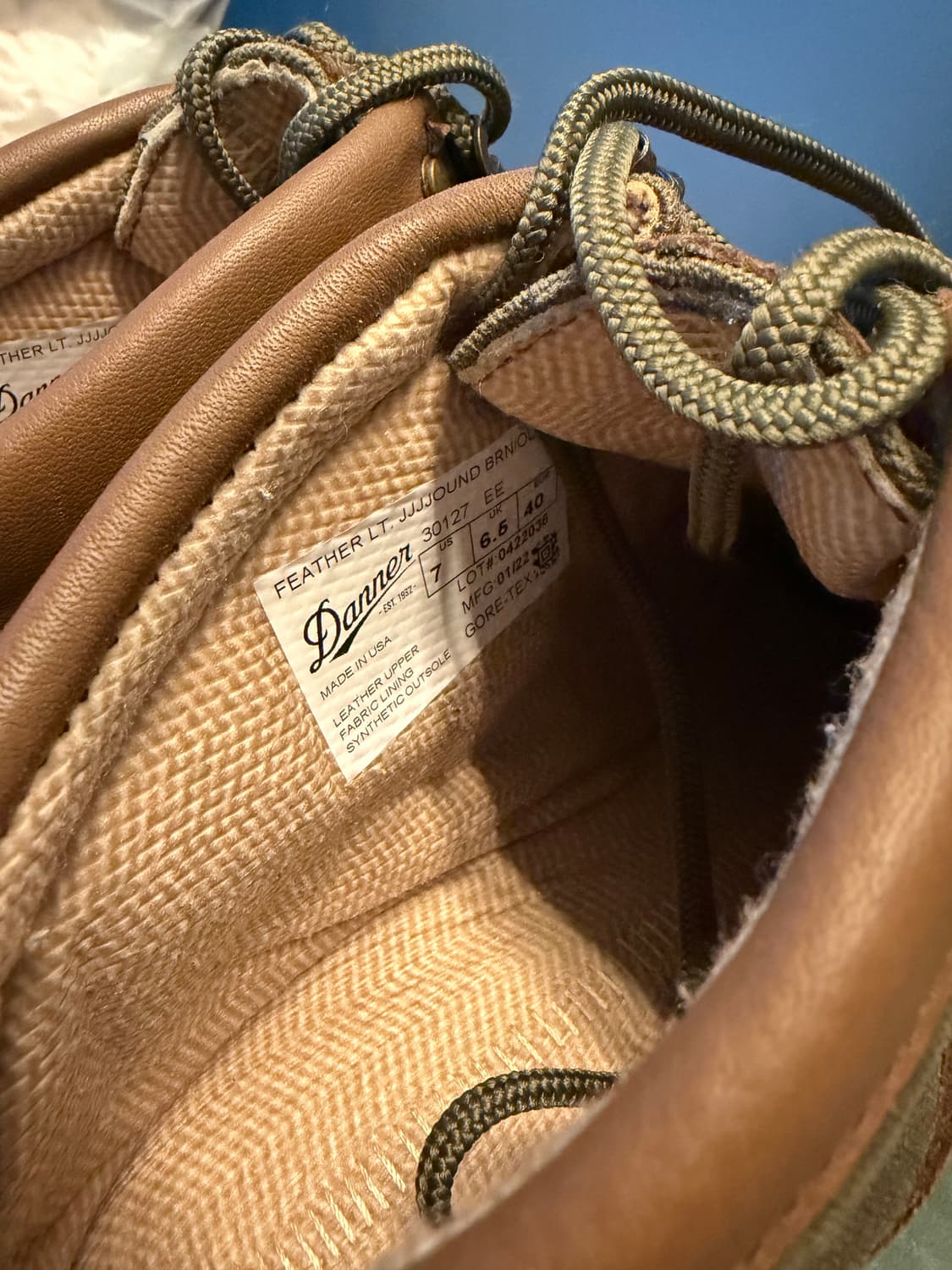 jjjjound danner feather light - brown 상품이미지8
