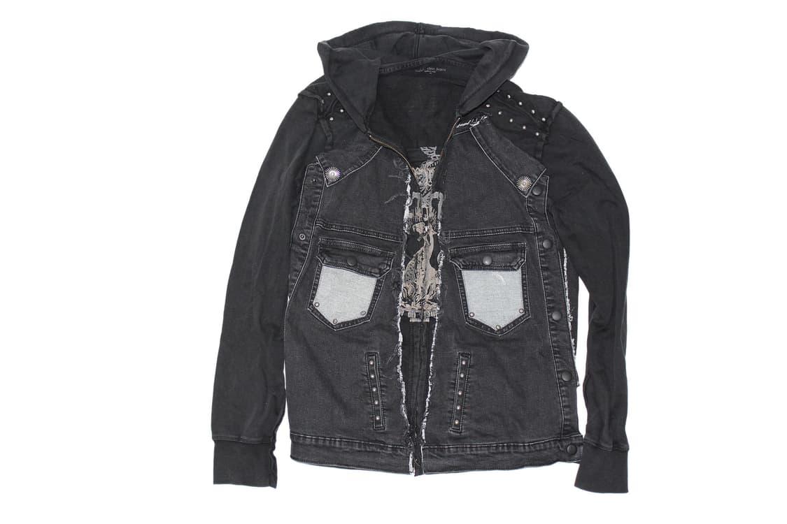 2000s JAPAN Rework Hood Zip-Up 리워크 후드집업 상품이미지2