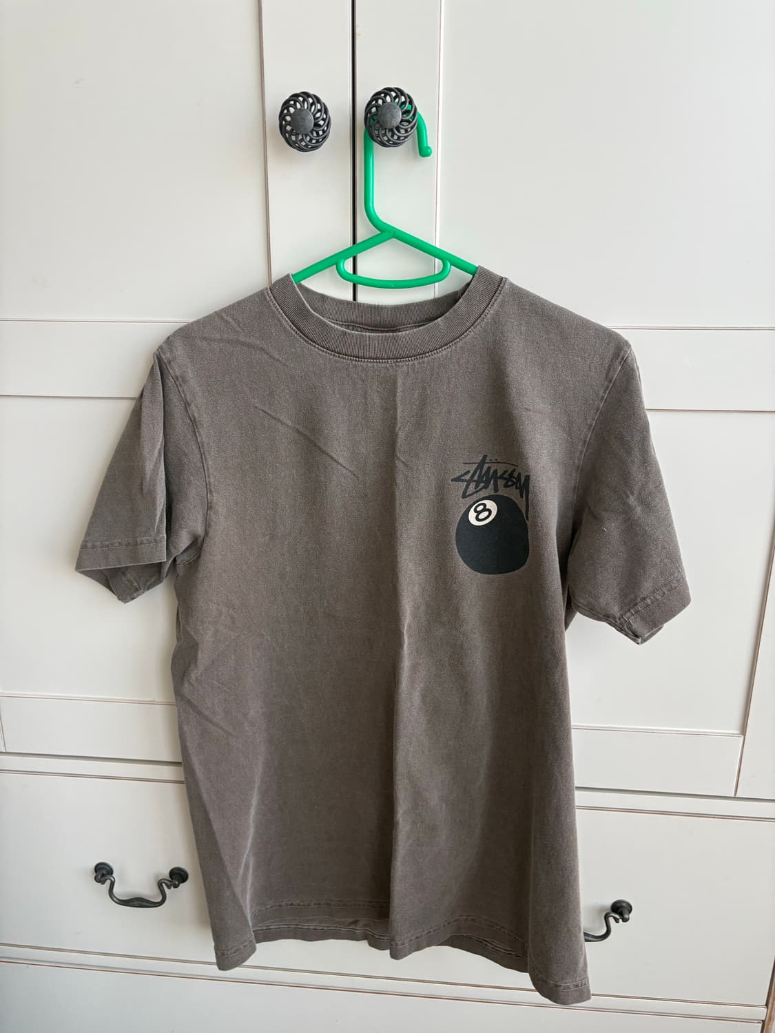 Stussy 8 Ball Pigment Dyed T-Shirt Coffe 상품이미지1