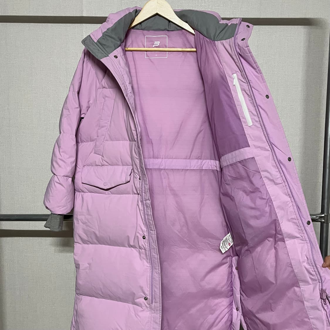 빈폴스포츠 라벤더 롱패딩 90 상품이미지8