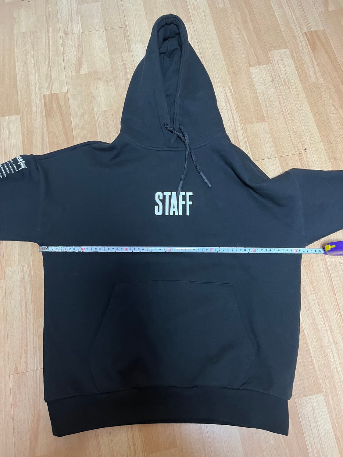 저스틴비버 퍼포즈투어 서울 후드티 M~L 상품이미지3