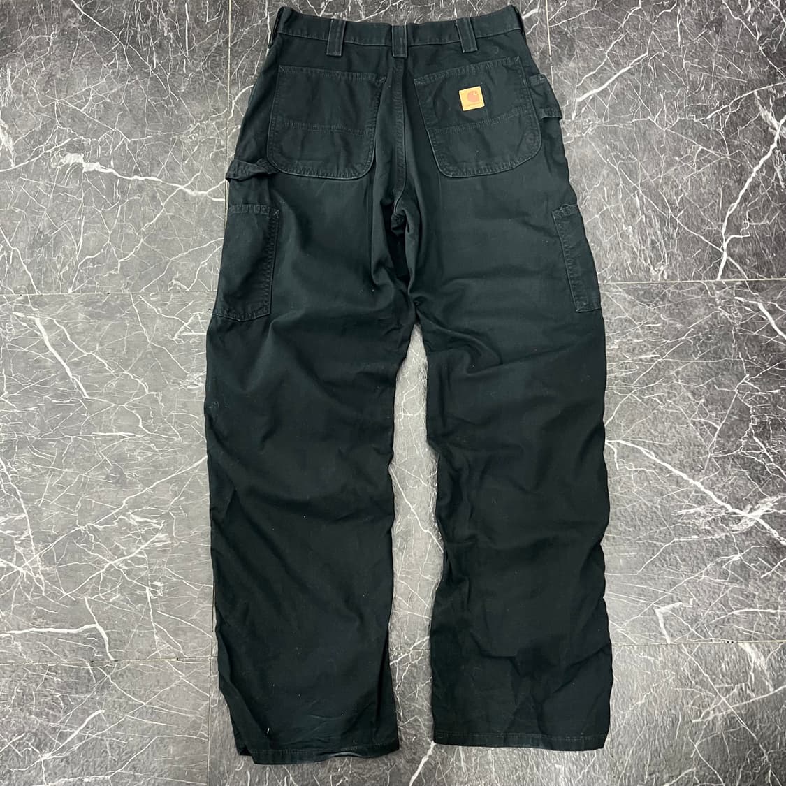 칼하트 로고 B151 카펜터 워크 팬츠 블랙 상품이미지5
