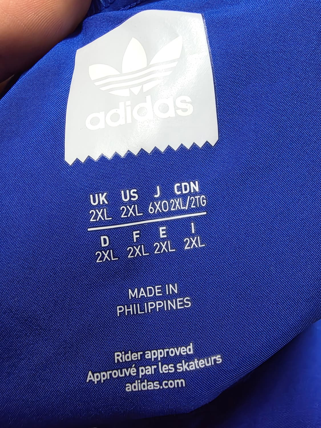 [아디다스]아디크로스 풀오버 블루 아노락 3XL 상품이미지5