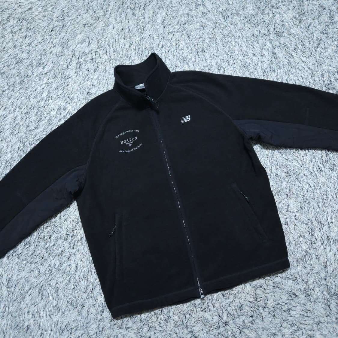 뉴발란스) XS 여자 오버핏 보스턴 플리스집업 / 왕눈이샵 상품이미지2