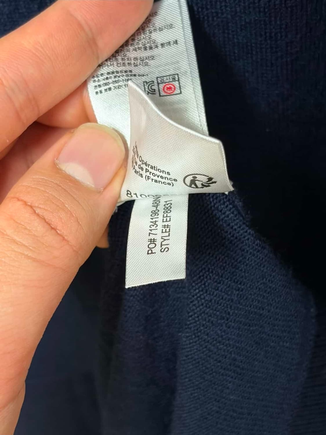 라코스테 네이비 원피스 34 상품이미지6