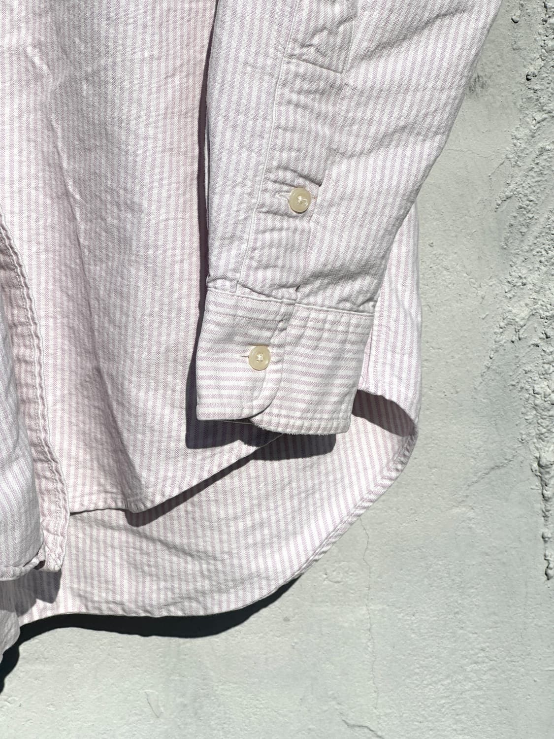 [L] 폴로 랄프로렌 핑크 캔디 스트라이프 옥스포드 셔츠 상품이미지5