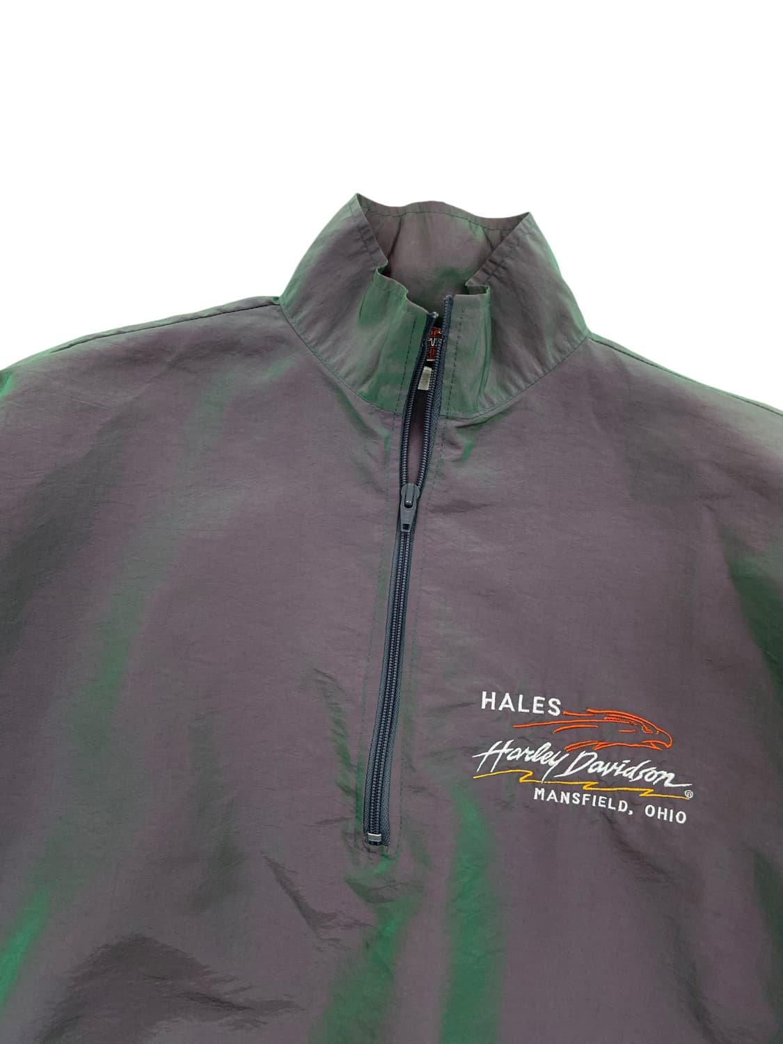 90's 할리데이비슨 하프집 윈드브레이커 풀오버 상품이미지3
