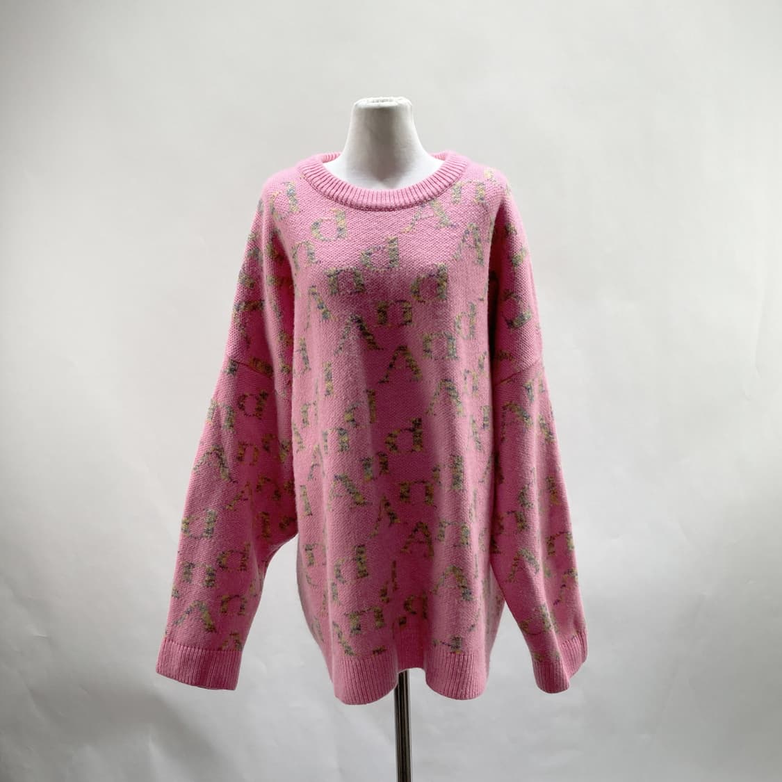 유니코 여성긴팔니트 핑크 오버핏 F  상품이미지1